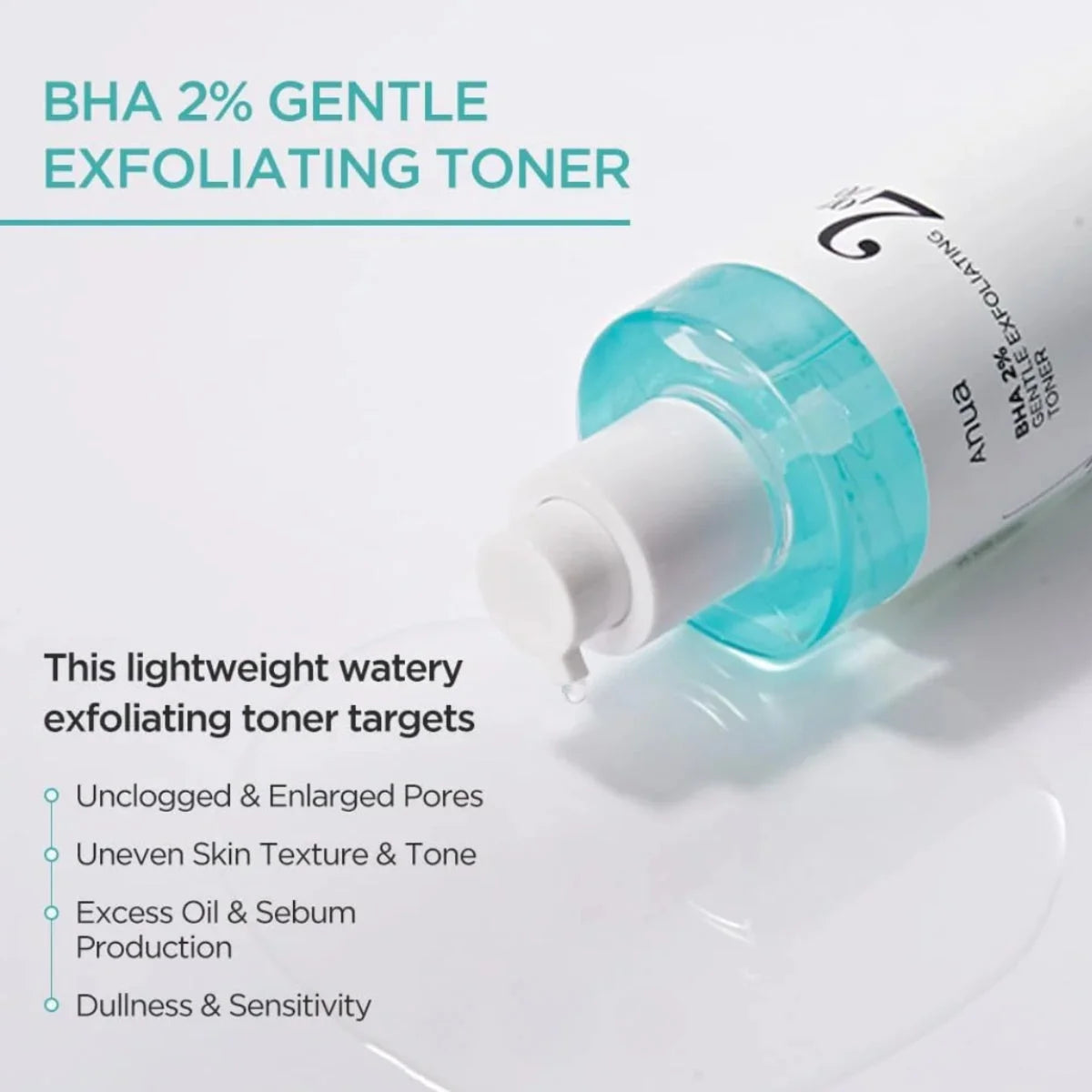 BHA 2% Gentle Exfoliating Toner 150ML – Lotion exfoliante