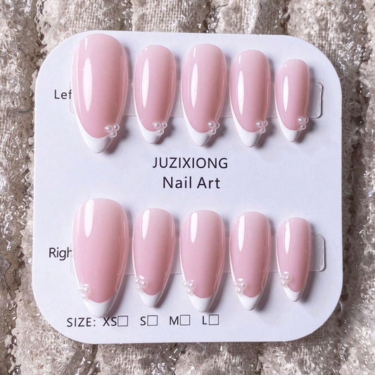 10 pièces ongles faits main Design 3D exquis