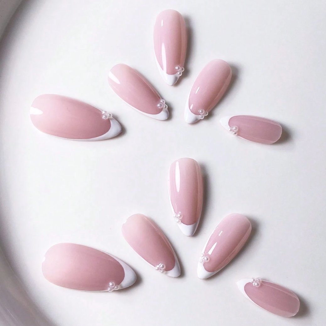 10 pièces ongles faits main Design 3D exquis