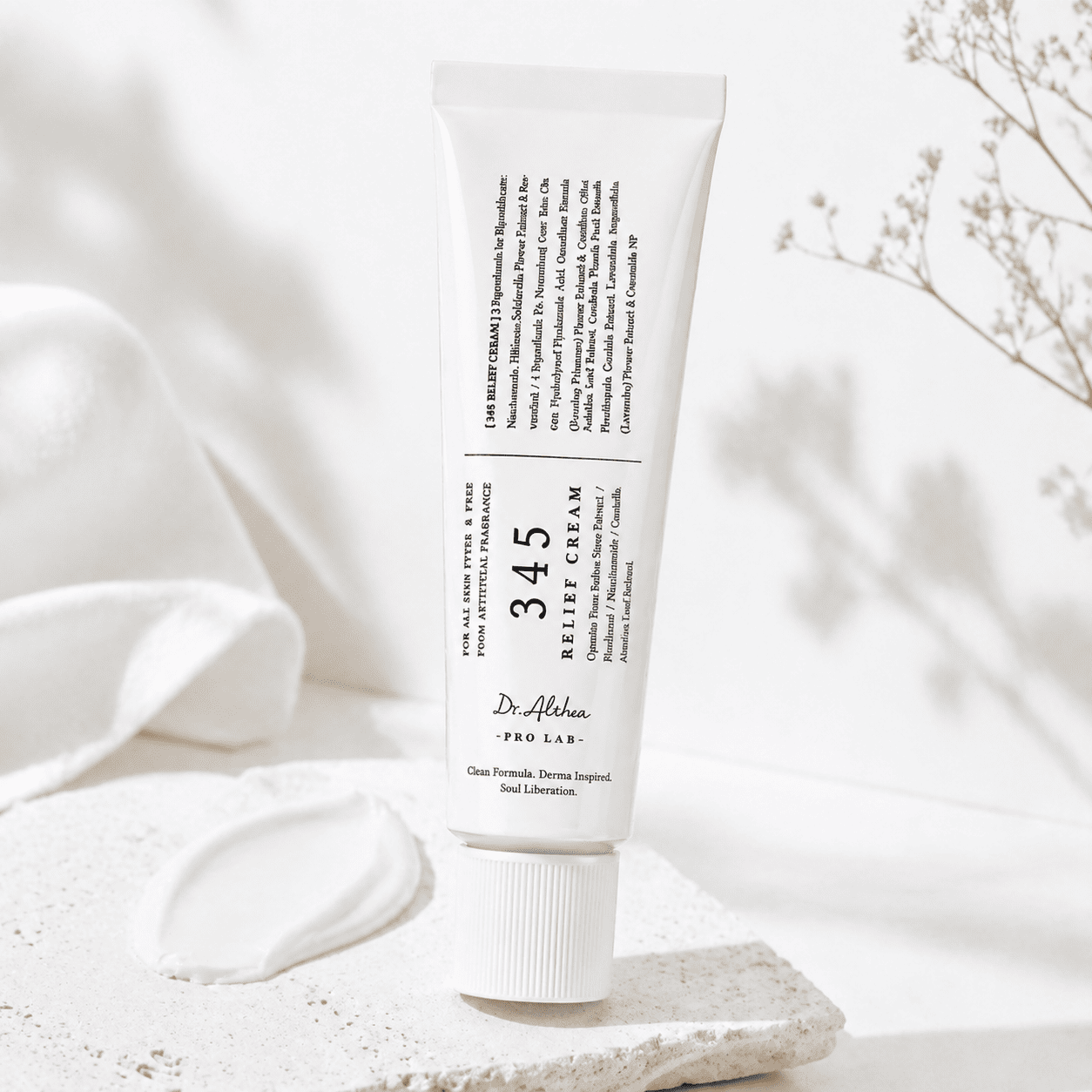 345 Relief Cream 50ml – Crème Visage Apaisante et Réparatrice