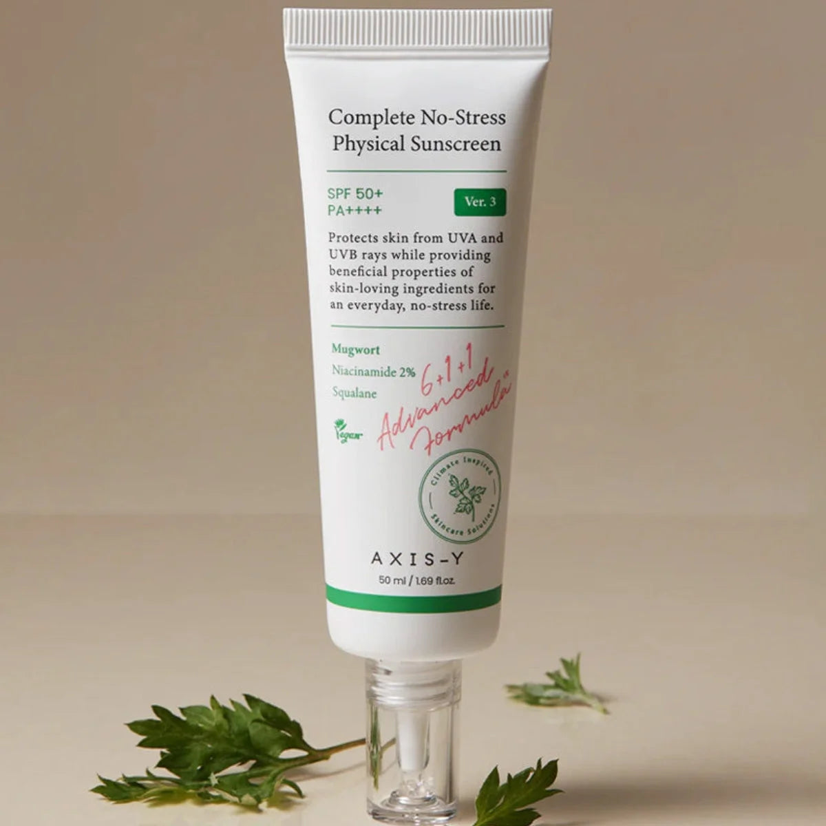 AXIS-Y Complete No-Stress Physical Sunscreen 50ML – Crème solaire