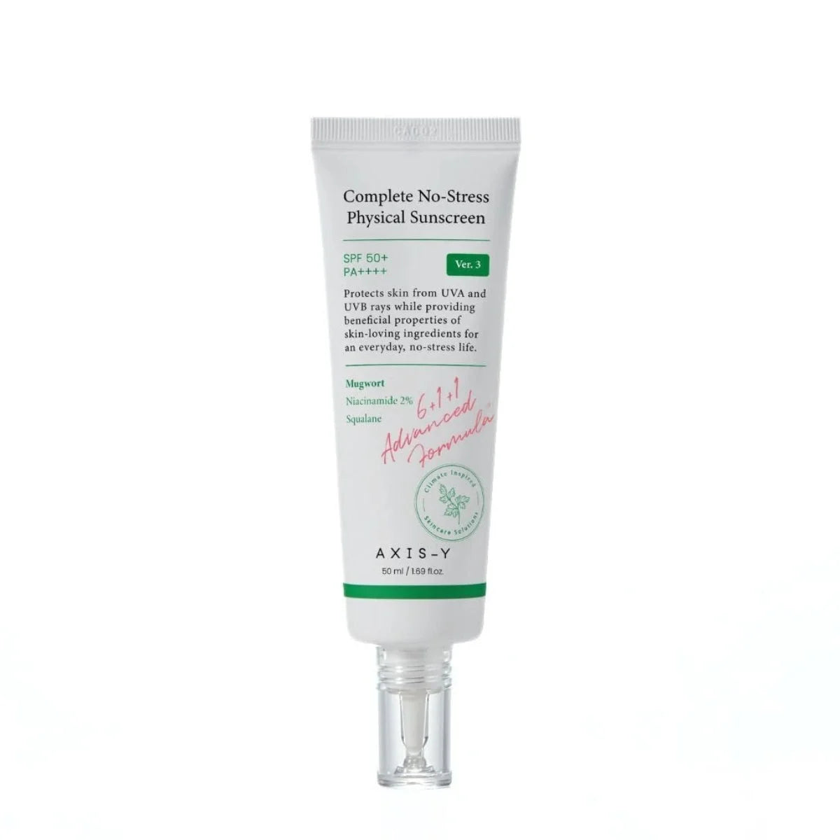AXIS-Y Complete No-Stress Physical Sunscreen 50ML – Crème solaire