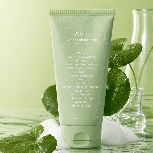 Abib Heartleaf Foam – Mousse Nettoyante Anti-Acné 150ml