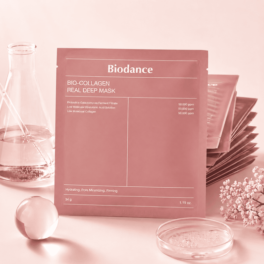 Bio Collagen Real Deep Mask Set 34g Masques Visage Hydratants (1 pièce)
