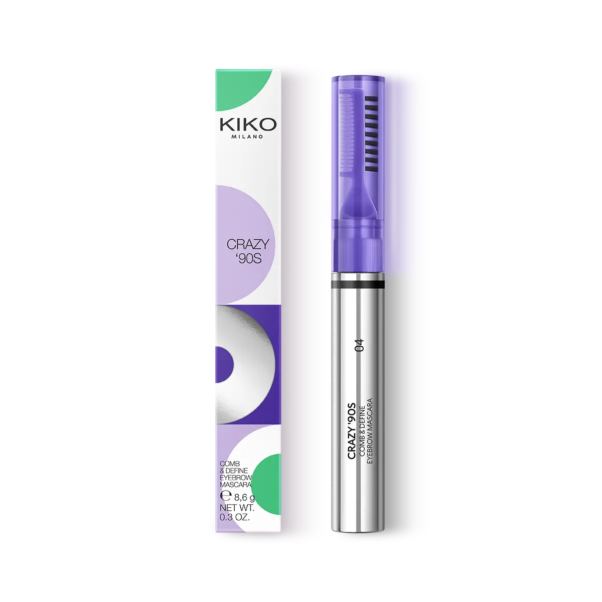 KIKO MILANO - Crazy '90s Comb & Define Eyebrow Mascara