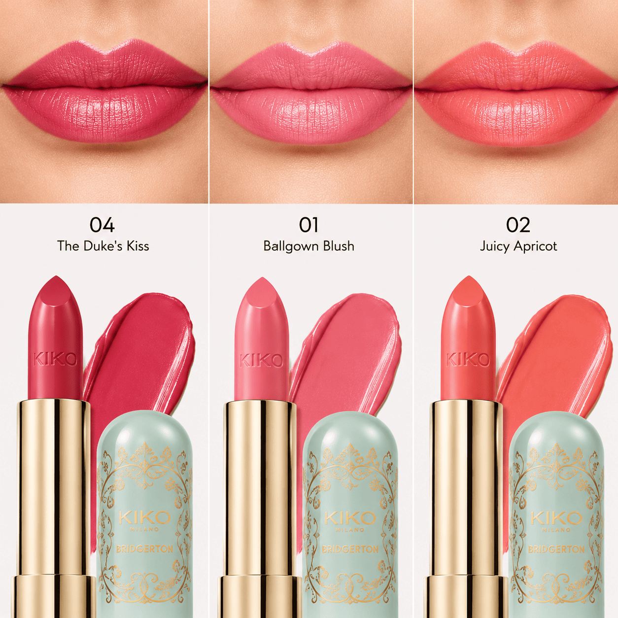 KIKO MILANO - Bridgerton Ballroom Beauty Satin Shine Lipstick