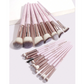 MAANGE 18 pièces Ensemble de pinceaux de maquillage professionnel + Sac de maquillage et 5 éponges