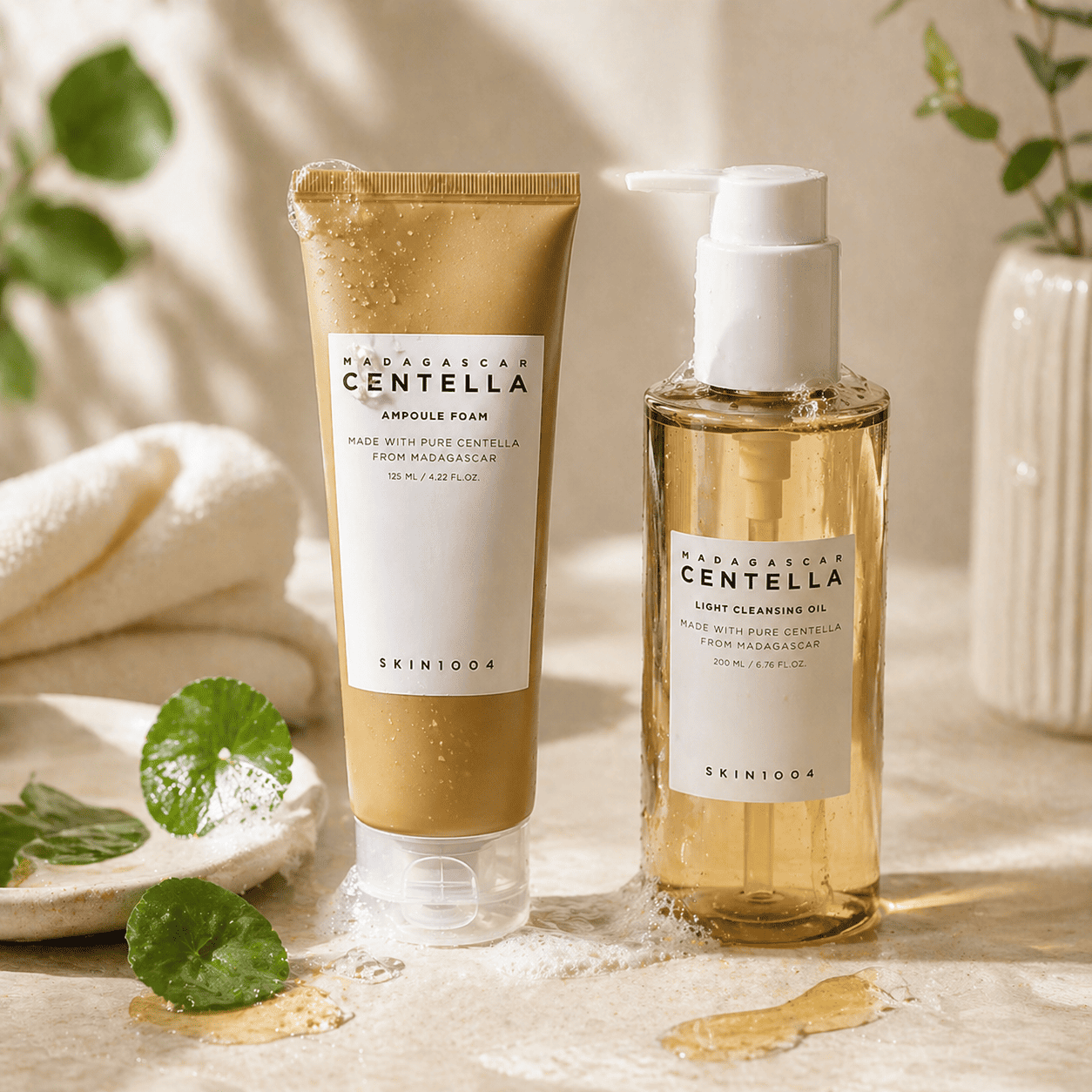 Madagascar Centella Double Cleansing Duo Set – Kit Double Nettoyage à la Centella