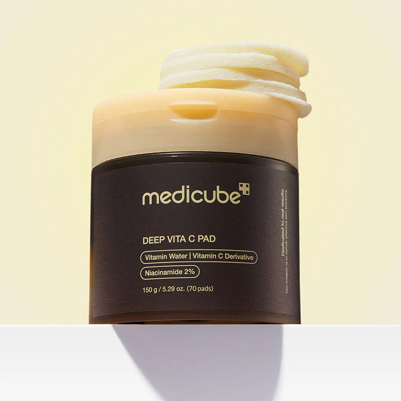 Medicube - Deep Vita C Pad 150GM – Disques éclaircissant à la vitamine C