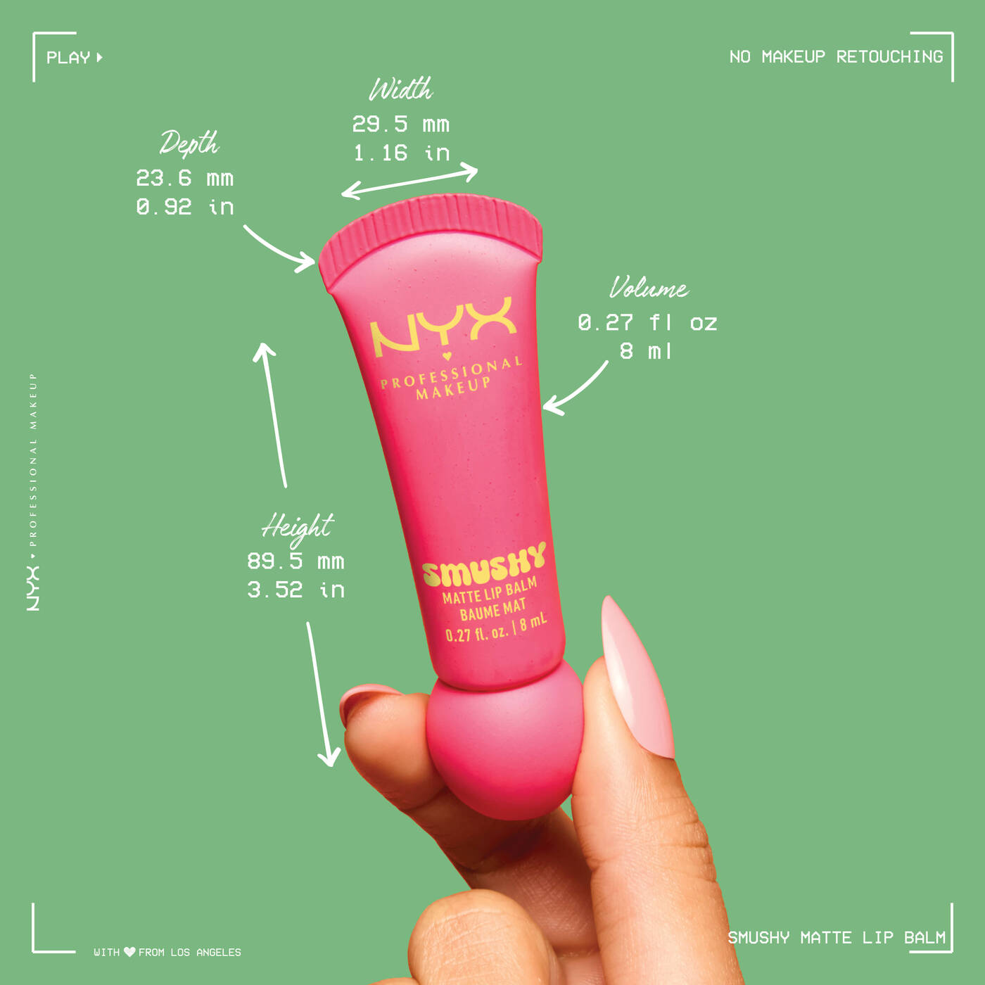 NYX Professional Makeup - BAUME À LÈVRES MAT SMUSHY